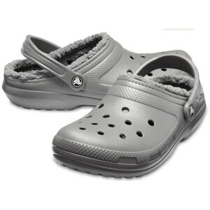 Crocs Mens Classic Lined Clog Brand NEW Slate Grey Mens Size 11 203591 Roomy